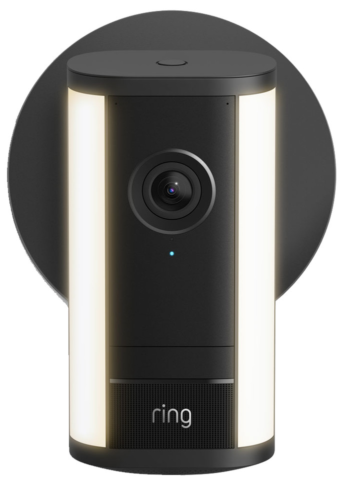 Ring Spotlight Camera Pro 2e Generatie Stekker Zwart voorkant