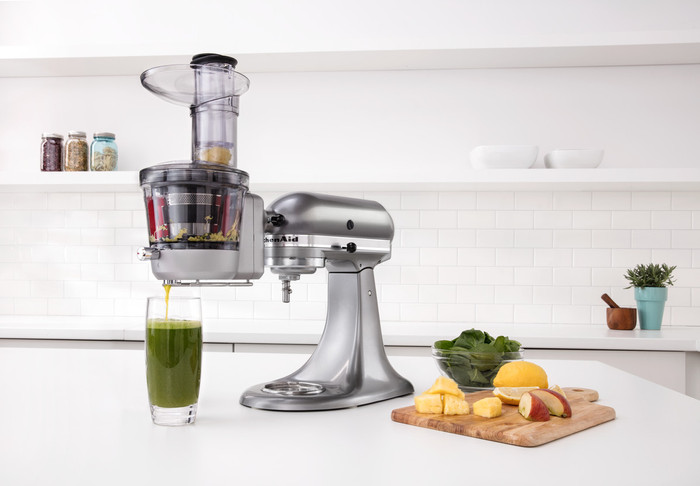 KitchenAid 5KSM1JA Slowjuicer product in gebruik