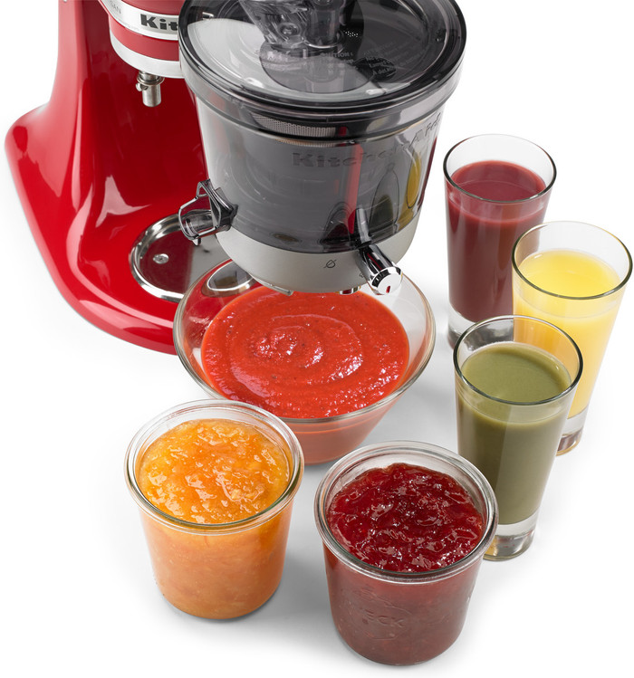 KitchenAid 5KSM1JA Slowjuicer product in gebruik