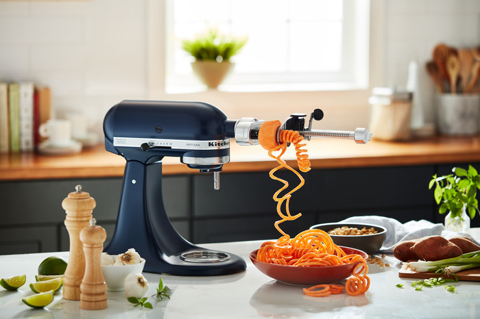 KitchenAid 5KSM1APC Spiralizer product in use