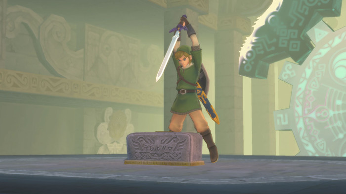 The Legend of Zelda: Skyward Sword Nintendo Switch product in gebruik