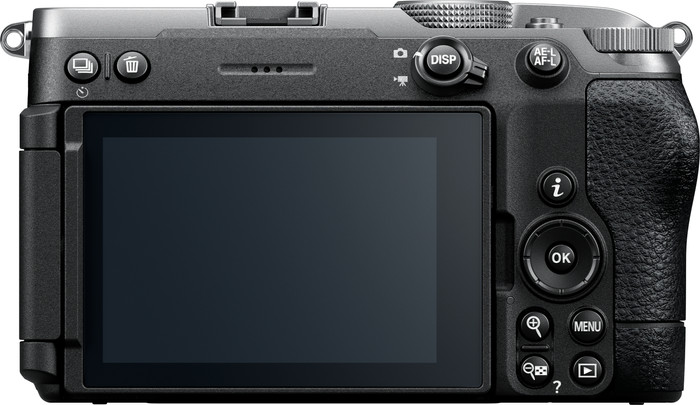 Nikon Z5IIC Zilver + 24-105mm f/4-7.1 achterkant