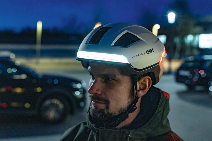 ABUS HYP-E Zilver S product in gebruik