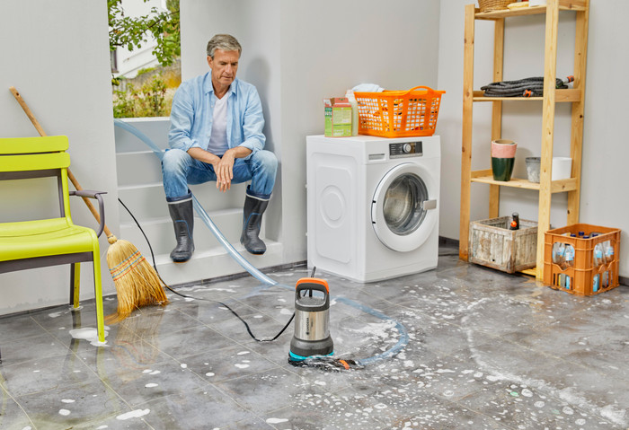 Gardena Schoon/Vuilwaterpomp 19500 Aquasensor product in gebruik