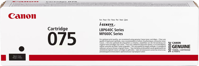 Canon 075 toner zwart Main Image