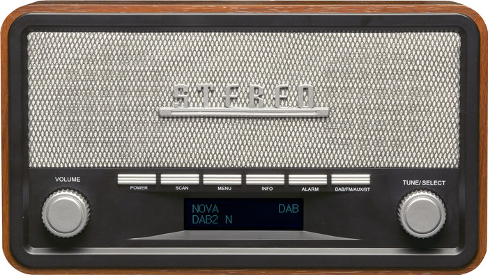 Denver DAB-18 Donkerbruin voorkant