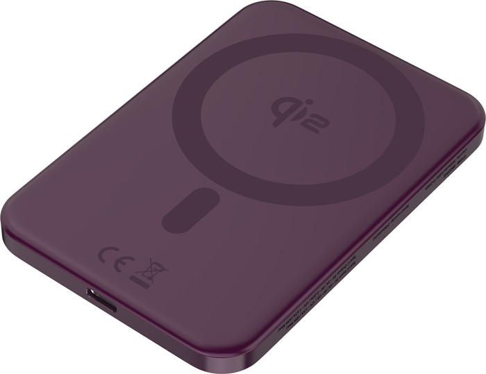 BlueBuilt Draadloze Powerbank met Qi2 en MagSafe 5.000 mAh met Snelladen 20 Watt Rood Main Image