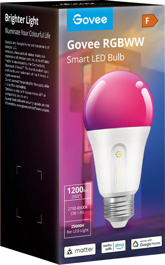 Govee RGBWW Smart LED Bulb E27 1200lm verpakking