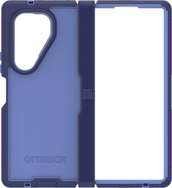 Otterbox Defender Samsung Galaxy Z Fold 8 Ultra Back Cover met Magneet Blauw voorkant