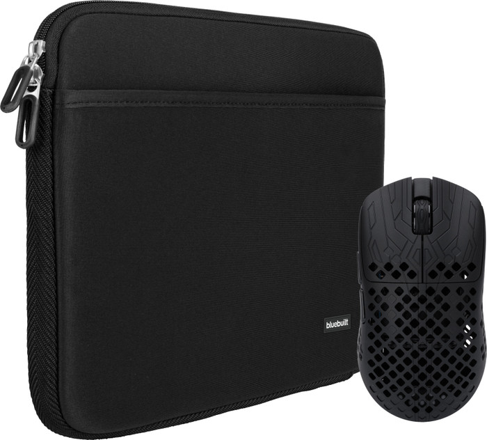 BlueBuilt Laptophoes breedte 32 cm 13-14 inch Zwart + Vortech Prestige Gaming Muis Main Image