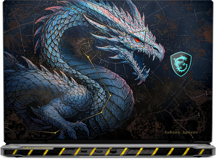MSI Titan 18 HX Dragon Edition Draco Epic A2WJ-1262NL achterkant