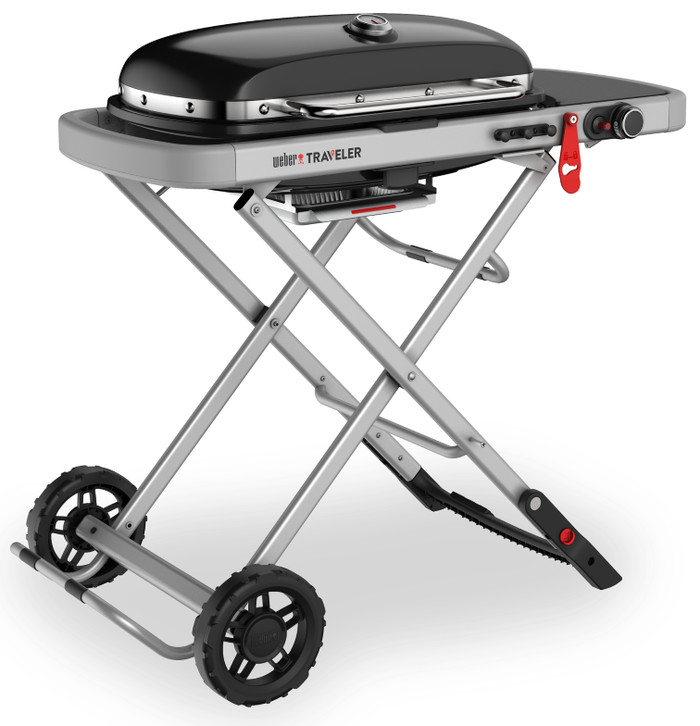 Weber Traveler + Weber Traveler Opbergtas linkerkant