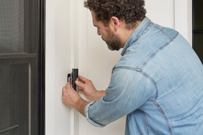 Ring Bedrade Video Deurbel Plus + Chime 3e Generatie product in gebruik