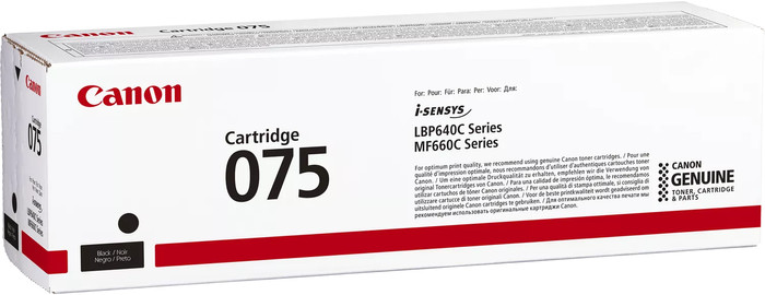 Canon 075 toner zwart verpakking