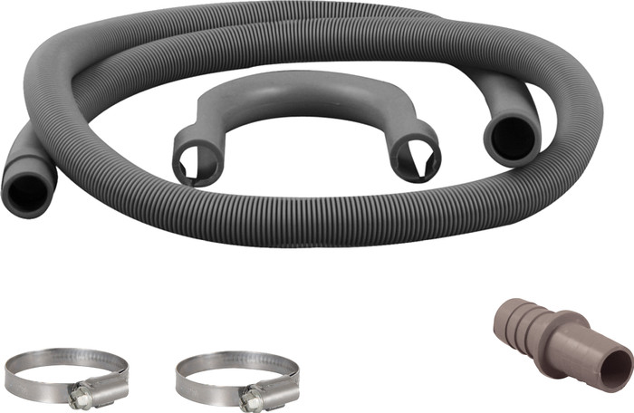 BlueBuilt Drain Hose (1.5 meters) with Extension Piece for Washing Machines and Dishwashers Main Image