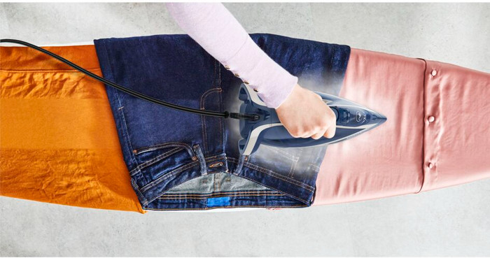 Tefal FV6872 Smart Protect Plus product in gebruik