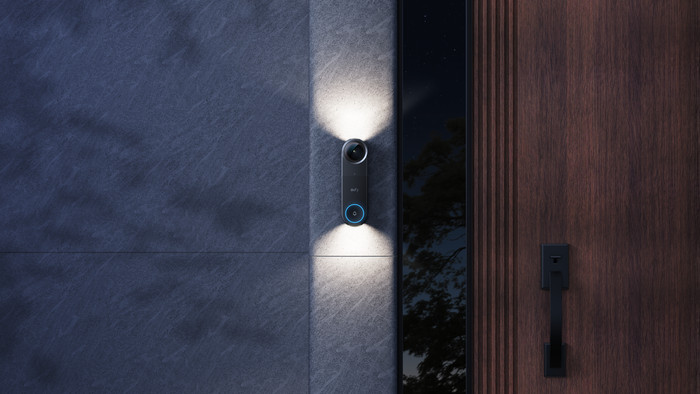 Anker eufy Doorbell S4 Bedraad + Mini Chime product in gebruik