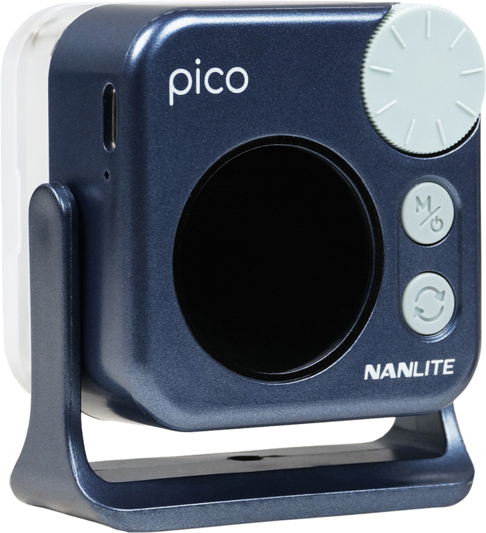 Nanlite Pico LED Mini Pocket Light Midnight Blue achterkant