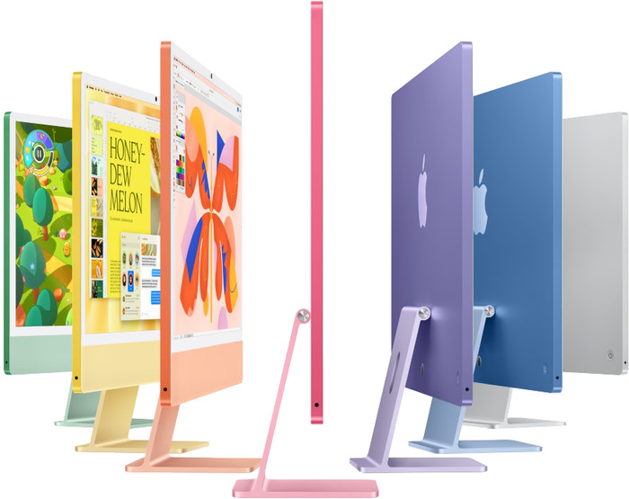 Apple iMac 24 inch M4 (8 core CPU/8 core GPU) 16GB/256GB Roze QWERTY samengesteld product