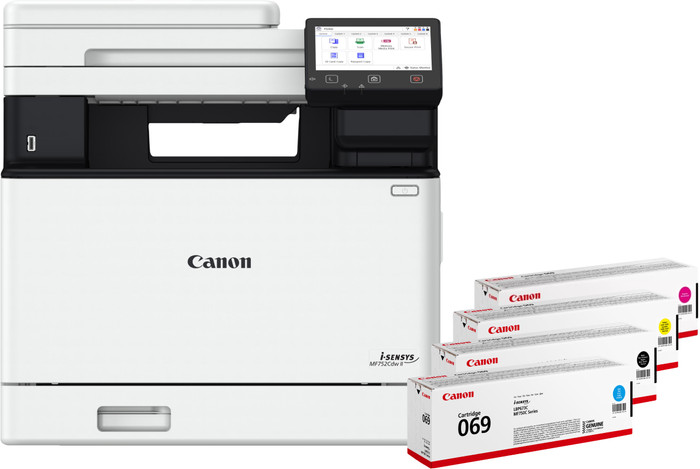 Canon i-SENSYS MF752 CDW II + 1 set extra toners Main Image
