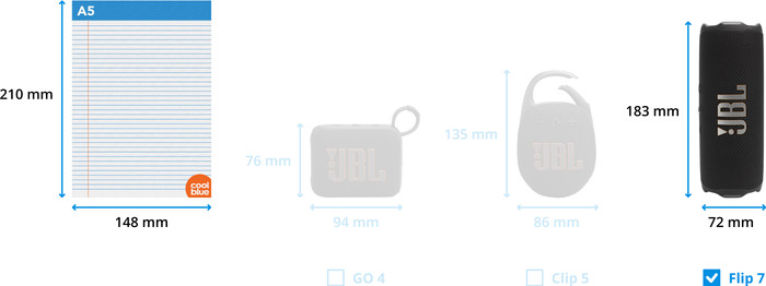 JBL Flip 7 Blauw Duo Pack visual Coolblue 1