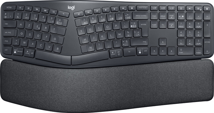 Logitech K860 Ergonomical Wireless Keyboard AZERTY Main Image