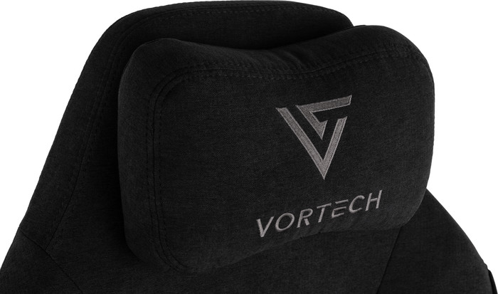 Vortech Prestige Plus Gamestoel Zwart + Vortech Vloermat Zwa detail