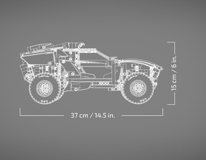 LEGO Technic Audi RS Q e-tron 42160 detail
