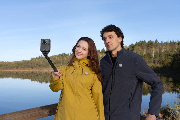 DJI Osmo 360 II Adventure Combo product in gebruik