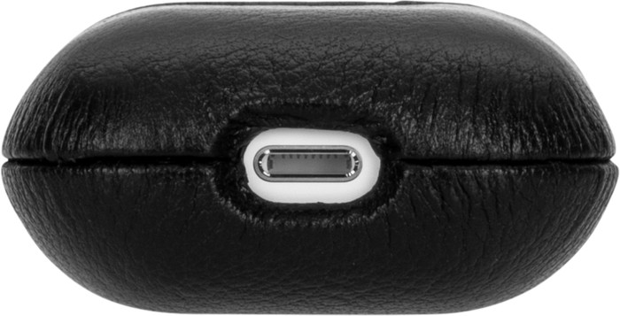 BlueBuilt Hoesje voor AirPods gen 1/2 Leer Zwart null