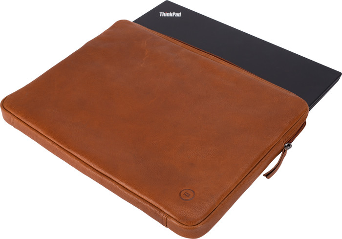 BlueBuilt 15 - 16 inches Laptop Sleeve Width 36 - 37cm Leather Cognac null