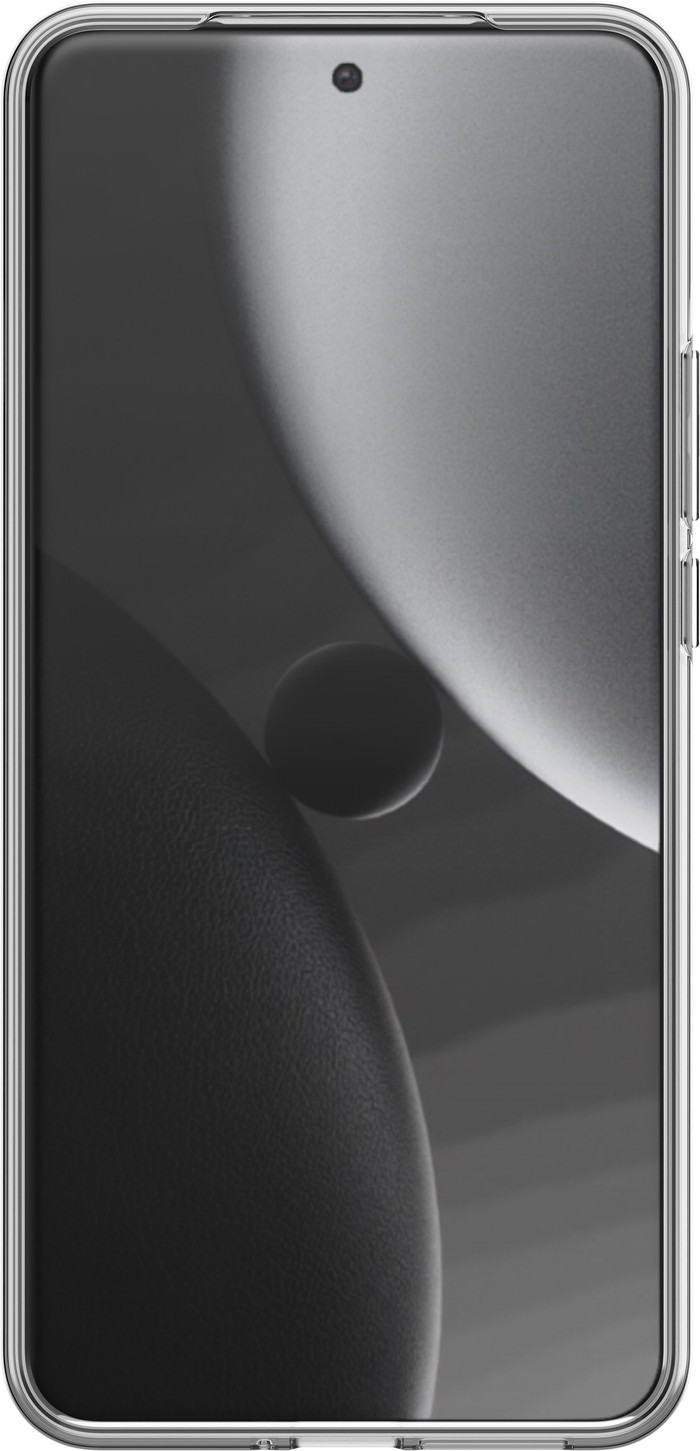 Just in Case Soft Design Xiaomi 17 Ultra Back Cover Transparant voorkant