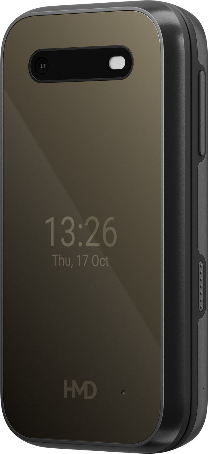 HMD 2660 Flip 128MB Zwart voorkant