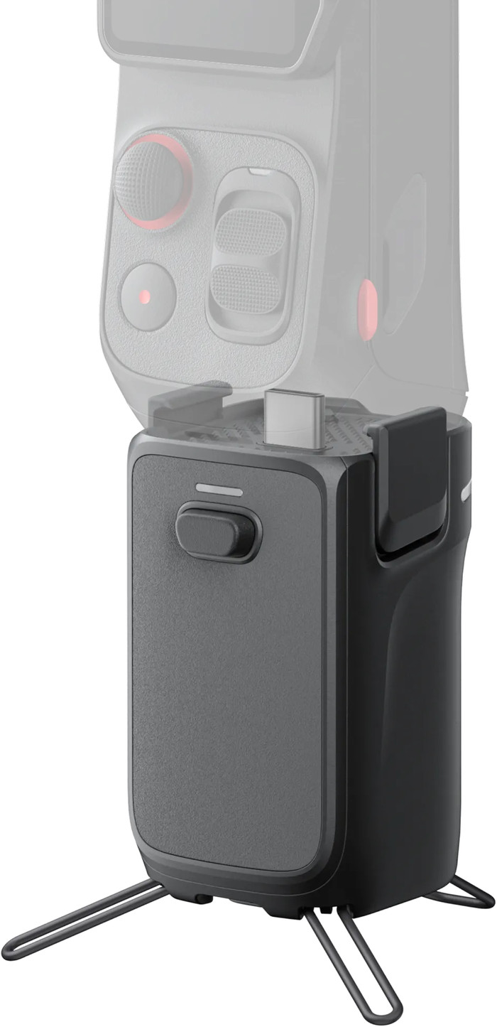 Insta360 Battery Handle voor Luna Ultra (Zwart) product in gebruik