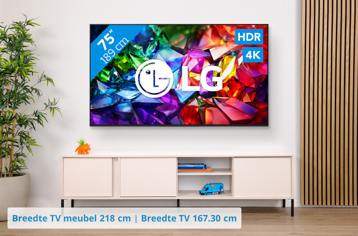LG Micro RGB EVO 75" MRGB96 (2026) visual Coolblue 1