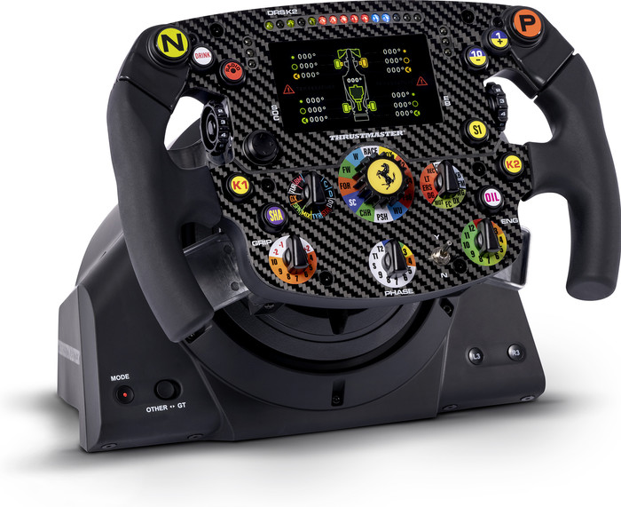 Thrustmaster T300 RS GT + Ferrari SF1000 Wheel Add-On linkerkant