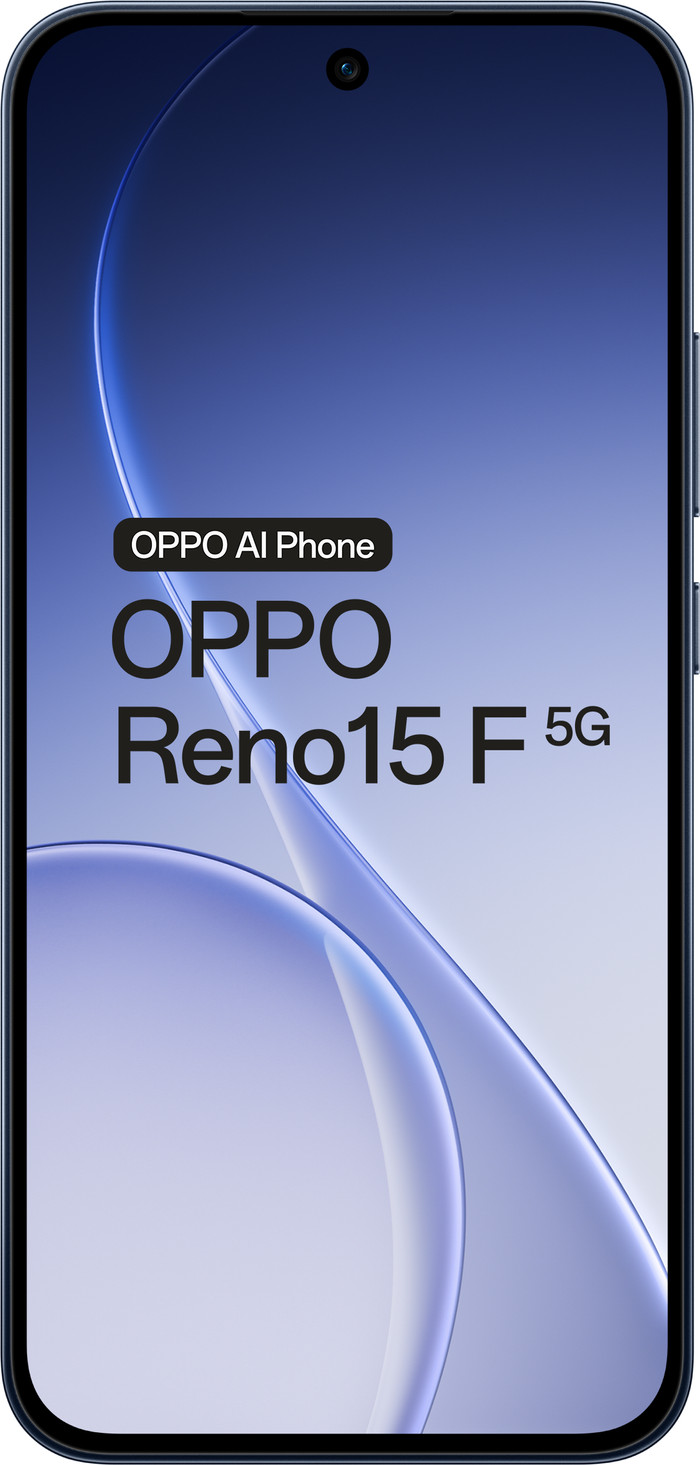 OPPO Reno15 F 256GB Donkerblauw 5G voorkant