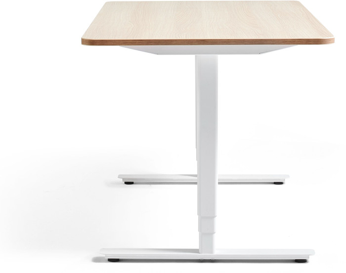 Ahrend Brisk Elektrisch Zit Sta Bureau 120 x 80 Wit/Eiken null