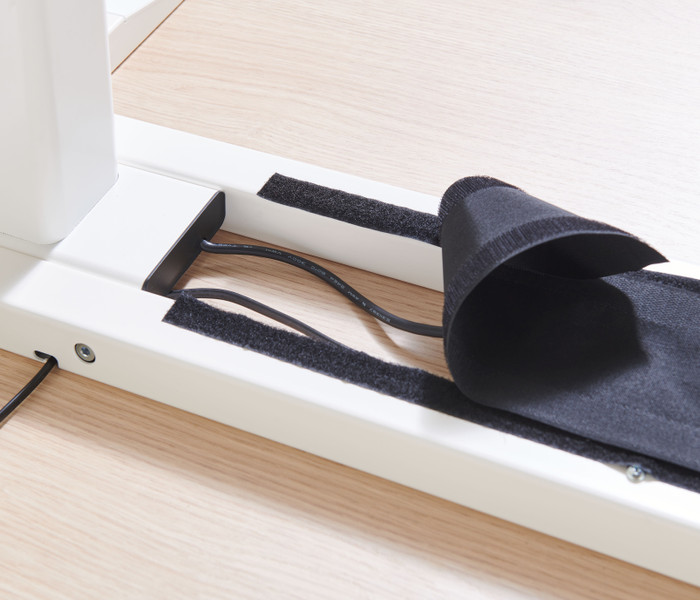 Ahrend Brisk Elektrisch Zit Sta Bureau 120 x 80 Wit/Eiken detail