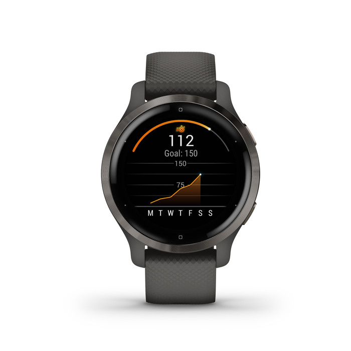 Garmin Venu 2S Grijs + Garmin Index S2 Smart - Zwart null
