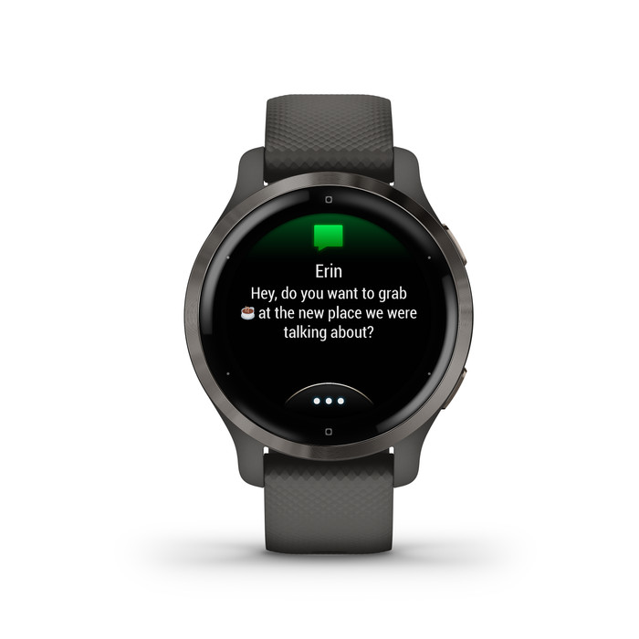 Garmin Venu 2S Grijs + Garmin Index S2 Smart - Zwart null