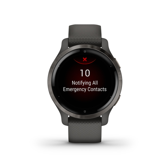 Garmin Venu 2S Grijs + Garmin Index S2 Smart - Zwart null