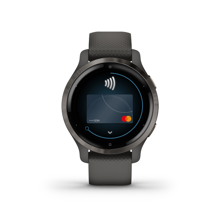 Garmin Venu 2S Grijs + Garmin Index S2 Smart - Zwart null