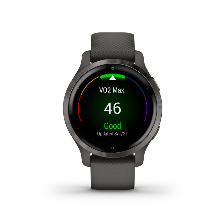 Garmin Venu 2S Grijs + Garmin Index S2 Smart - Zwart null