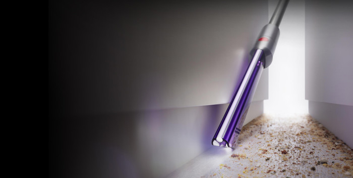 Dyson Advanced Cleaning Kit product in gebruik