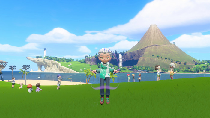 Nintendo Switch 2 + Nintendo Switch Sports Resort product in gebruik