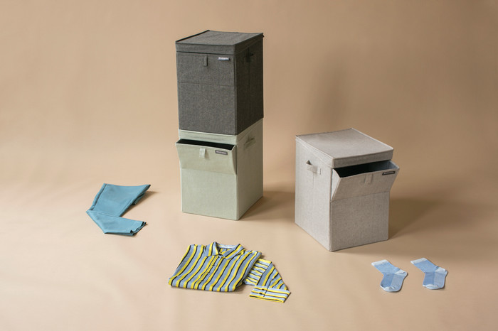 Brabantia Wasboxen Multicolor Triple Pack product in gebruik