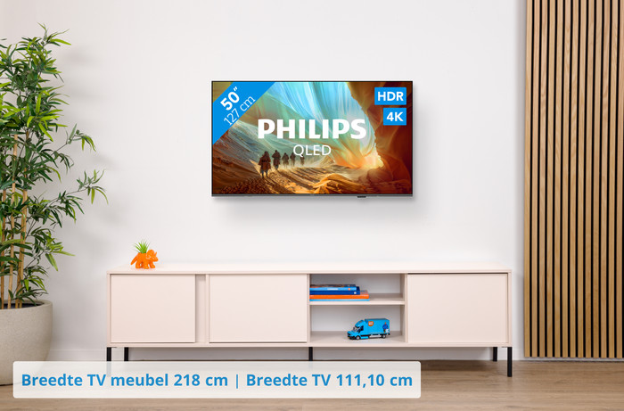 Philips QLED 50" PQS7801 (2026) visual Coolblue 1