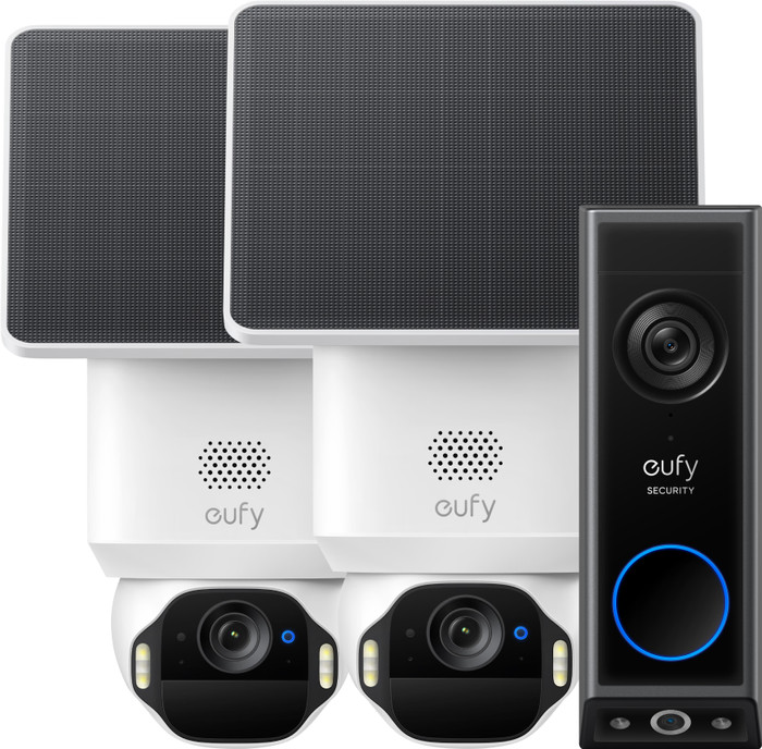 Eufy SoloCam E42 Duo Pack + Video Doorbell E340 Main Image
