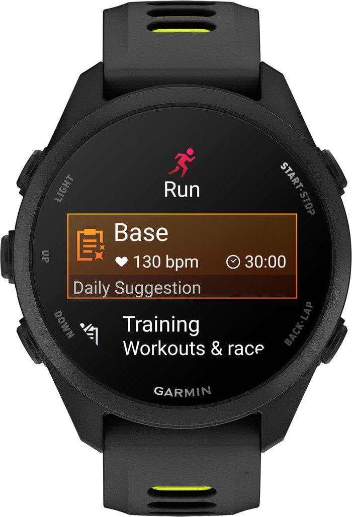 Garmin Forerunner 170 43 mm Zwart voorkant